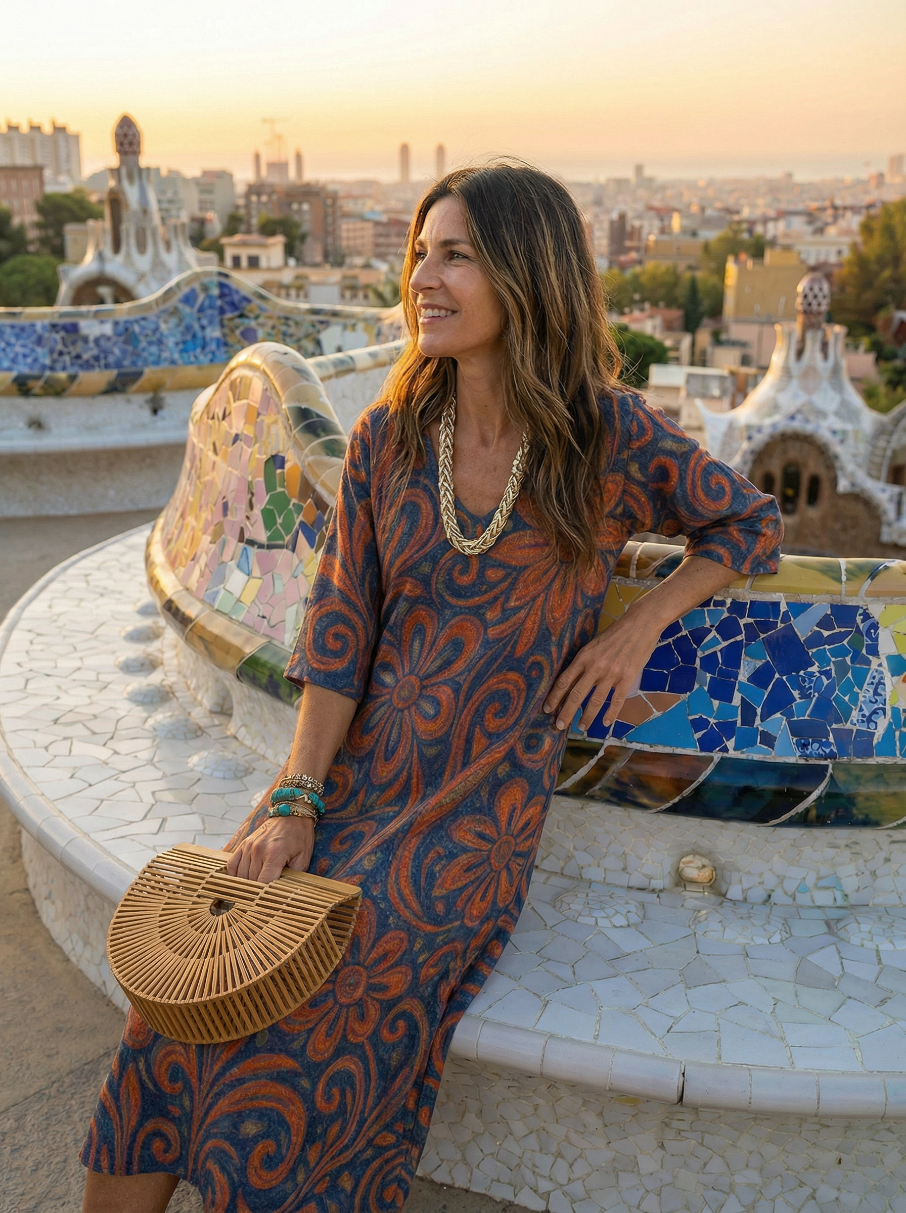 GAUDÍ ┃ VESTIDO ESTAMPADO